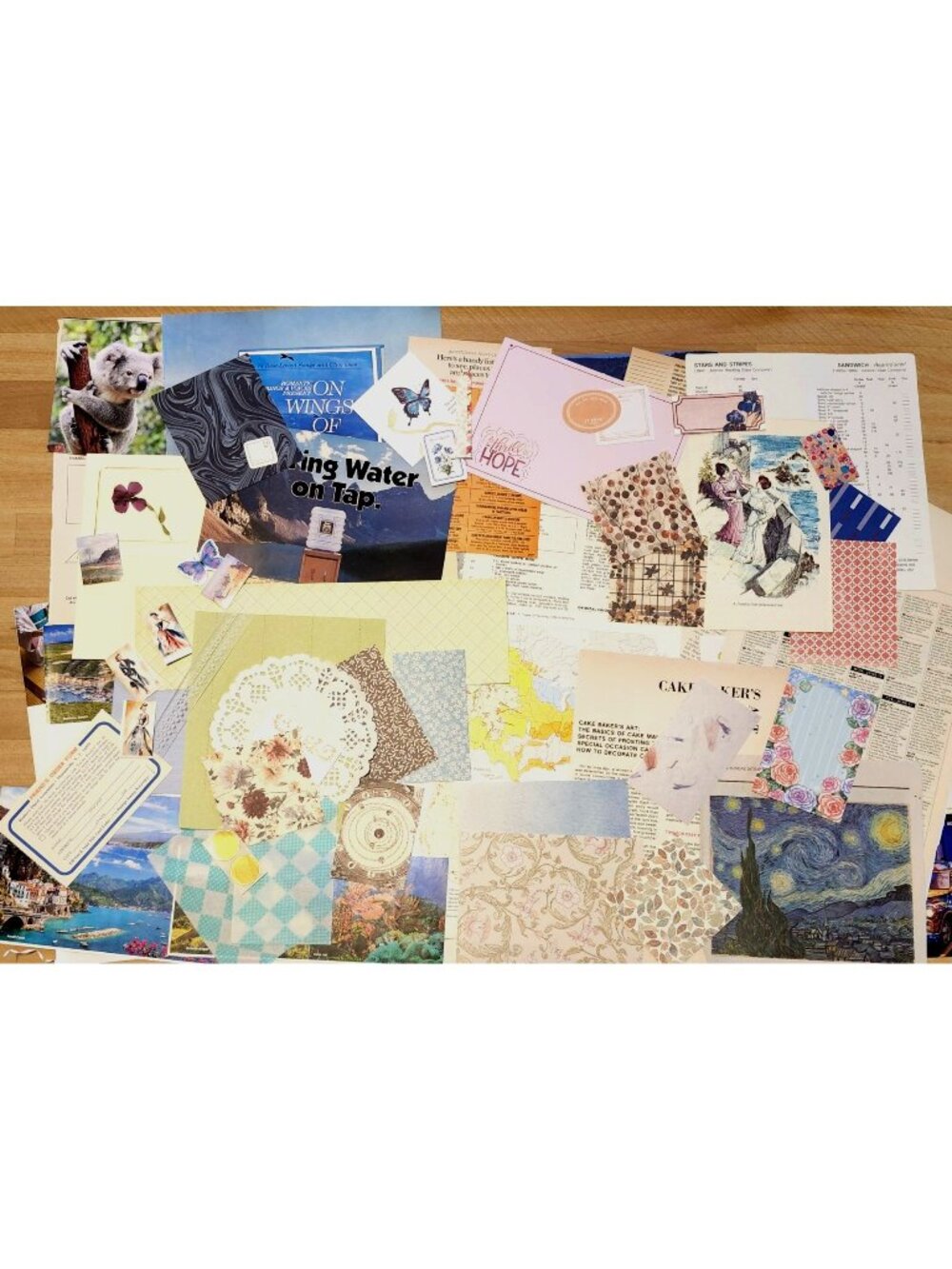 70 + Piece Ephemera Lot Junk Journal Kit Scrapbooking Paper Supplies Mixed Bundl